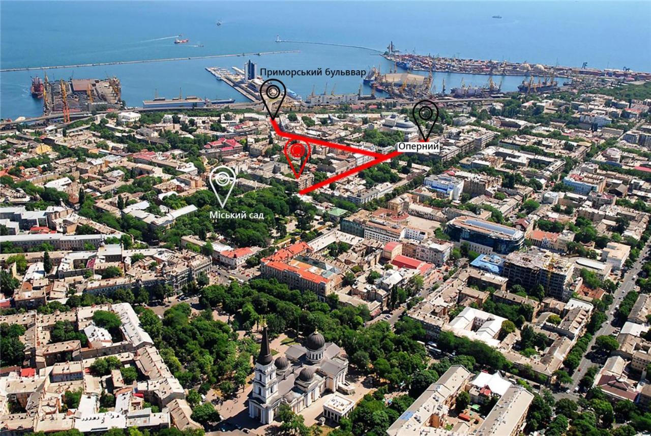 City Garden Apartments Є Інтернет Без Світла Odessa Eksteriør billede